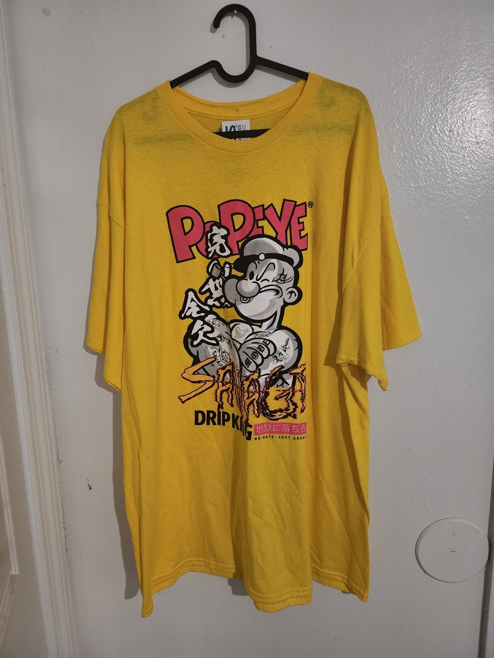 Popeye Graphic Short Sleeve Tee - Yellow